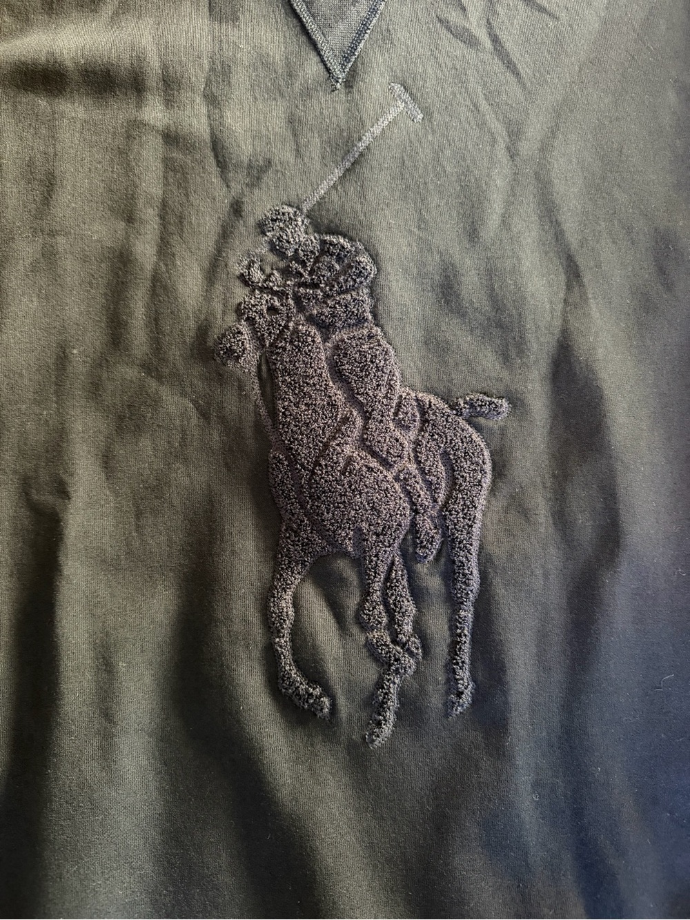 NWT Polo Ralph Lauren Big Pony Double-Knit Crewneck Sweatshirt 3XB Navy - Picture 9 of 9